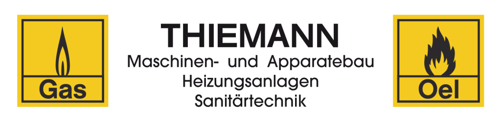Logo THIEMANN – Maschinen- und Apparatebau, Heizungsanlagen und Sanitärtechnik